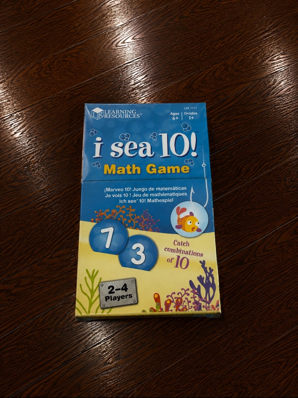 Learning Resources I Sea 10! Math Game - Blue & Yellow
